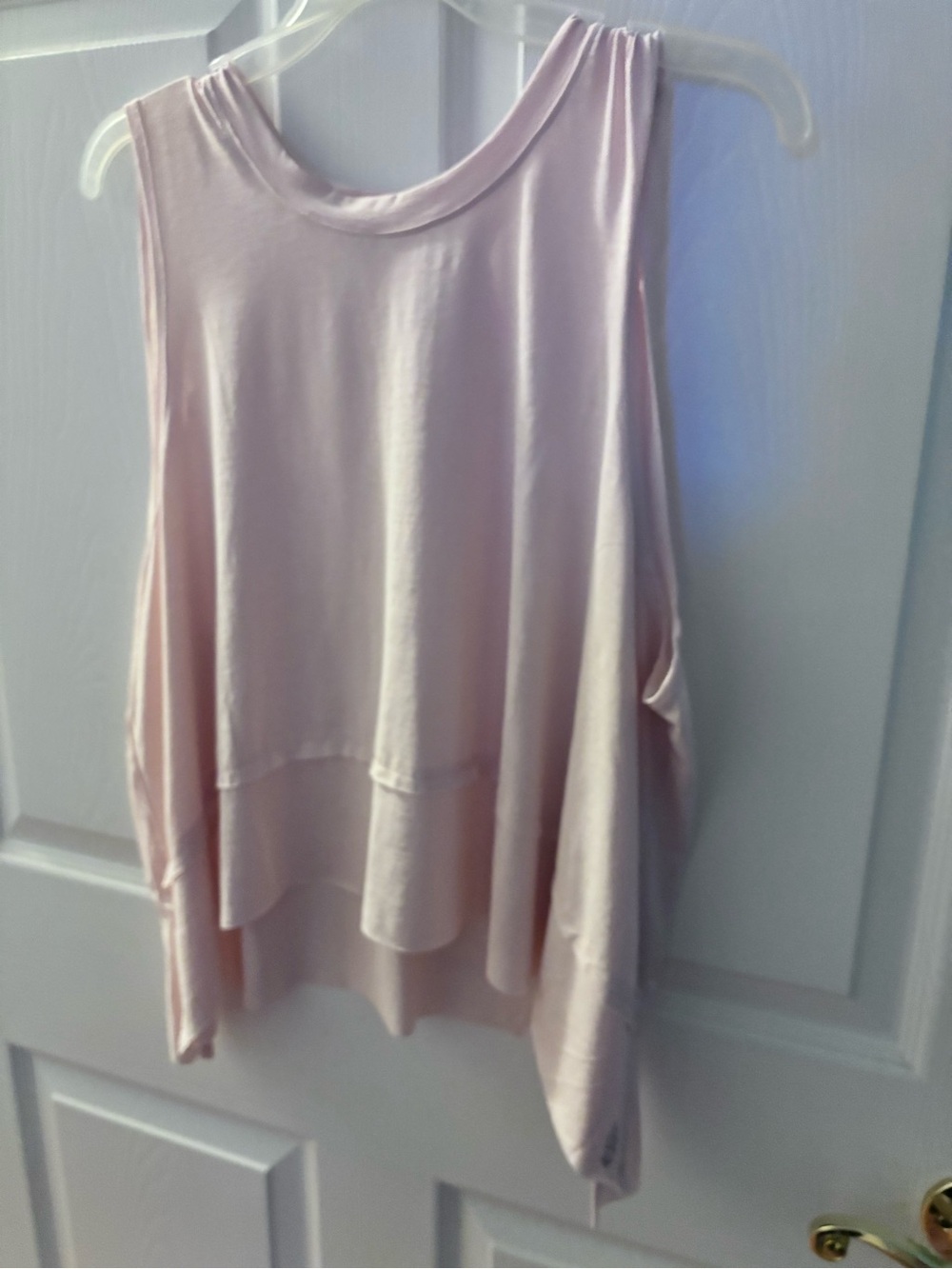 Pink Tiered top